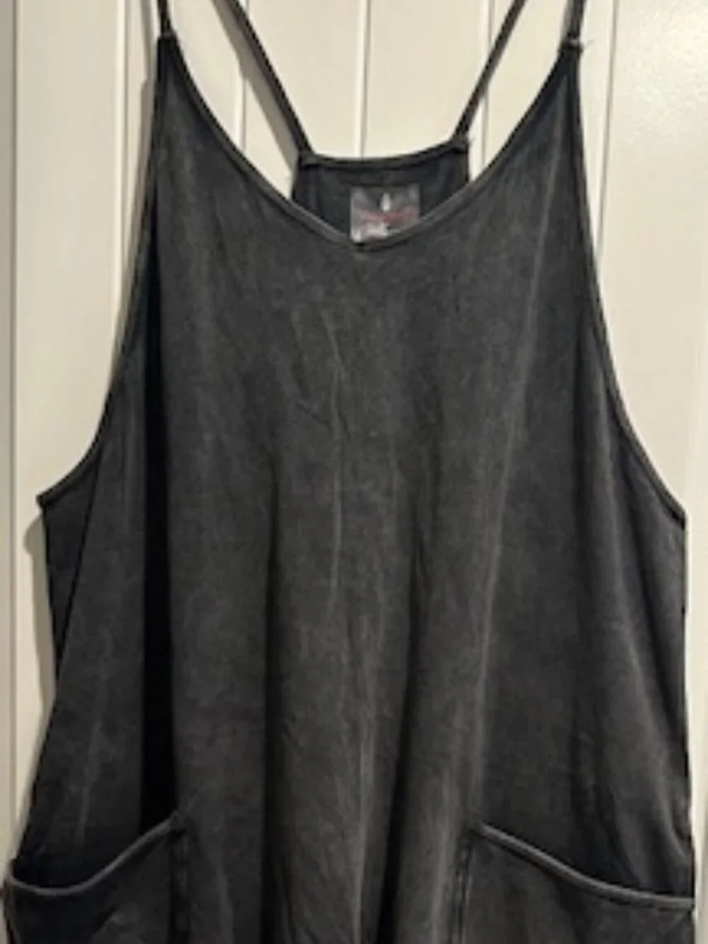 NWOT Free People Movement Hot Shot Onesie Washed Black size- LARGE - Picture 5 of 8